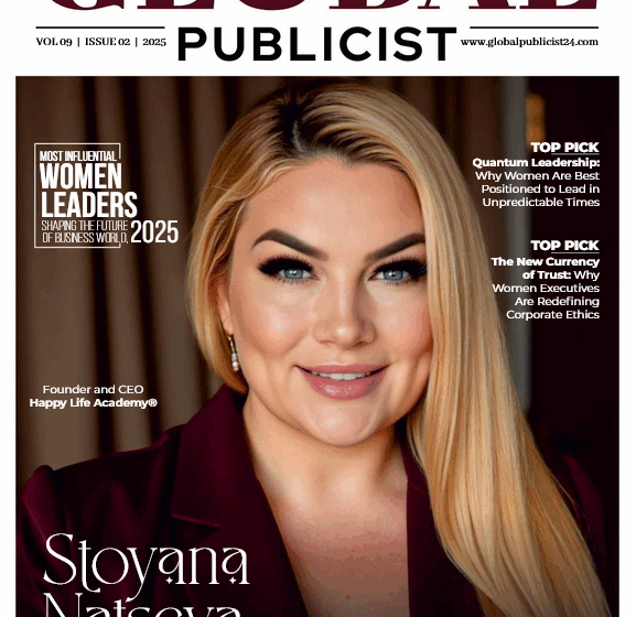 Д-р Стояна Нацева корица на Global Publicist 24